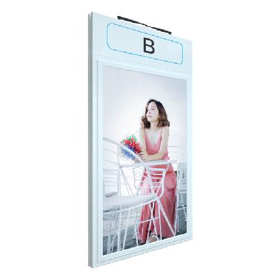 double sided free standing advertising lcd display 