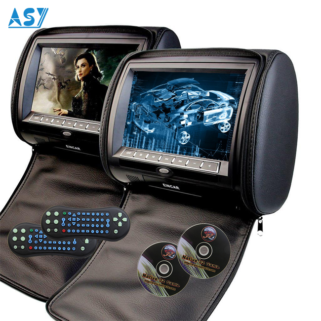 7 Inch Taxi Back Seat Advertising Headrest TV TFT LCD Monitor
