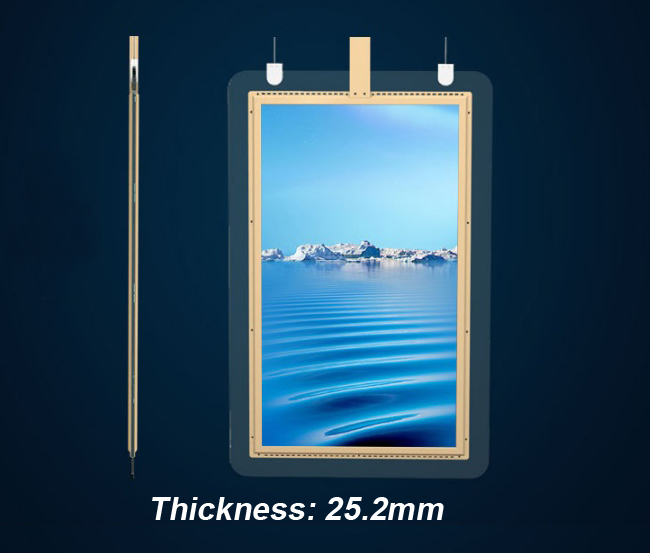 dual lcd advertising display shop Android LCD display