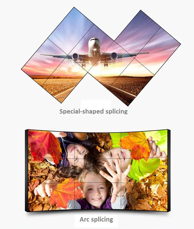 Screen 2x2 55 Inch 4k Indoor 2x2 Hd Lcd Splicing Video Wall Screen