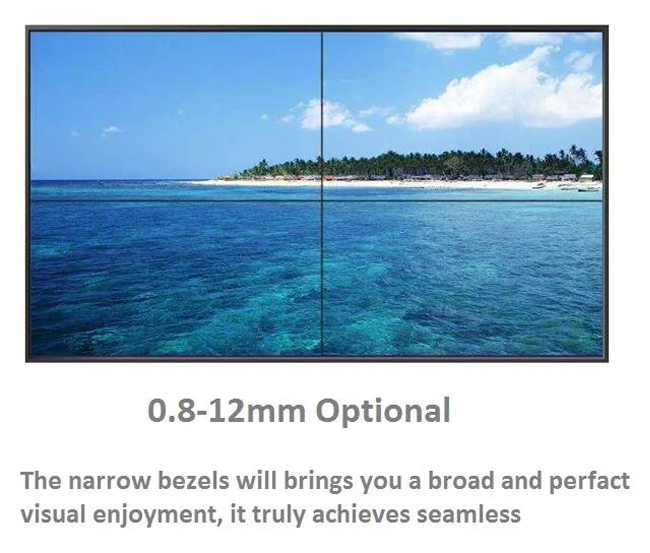 Screen 2x2 55 Inch 4k Indoor 2x2 Hd Lcd Splicing Video Wall Screen